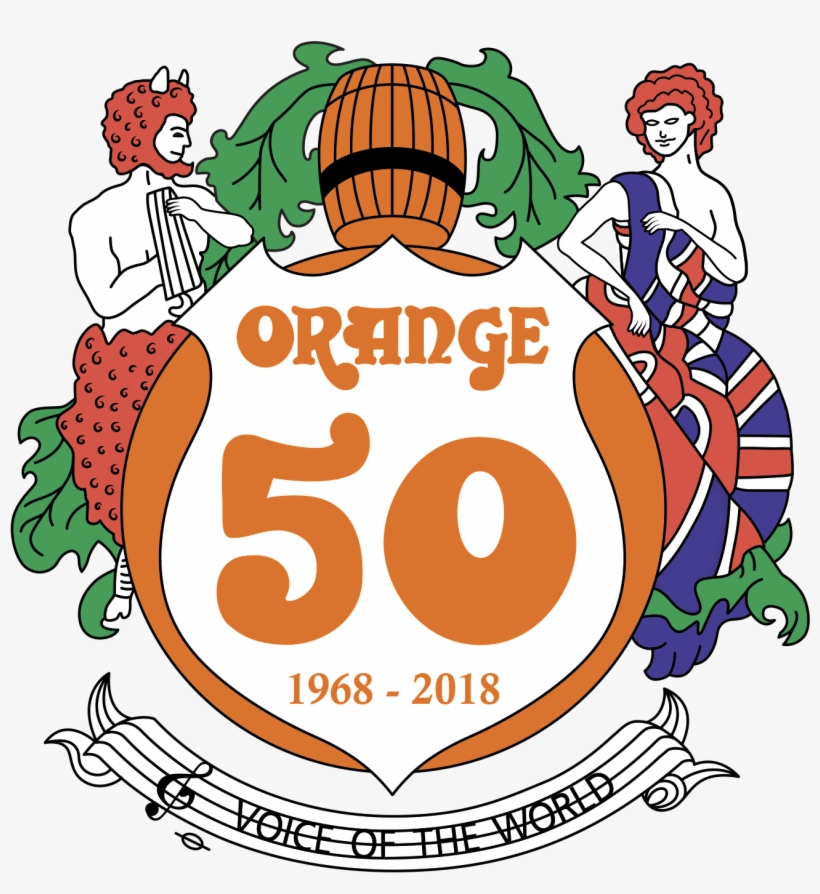 Reflecting On 50 Years - Orange Amp Logo Crest, transparent png