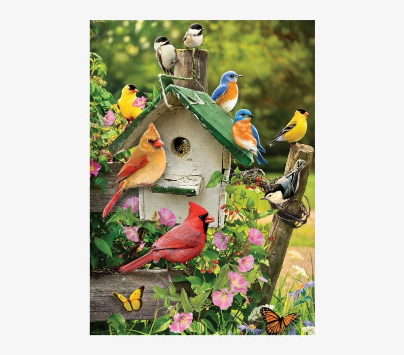 Singing Around The Birdhouse - Пъзел Cobble Hill Лятна Къщичка За Птици, transparent png