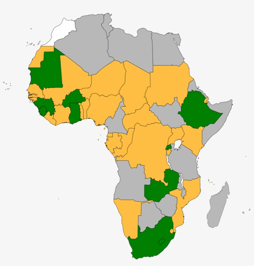 Ratification Maplarger Image - Forms Of Government Map Africa, transparent png