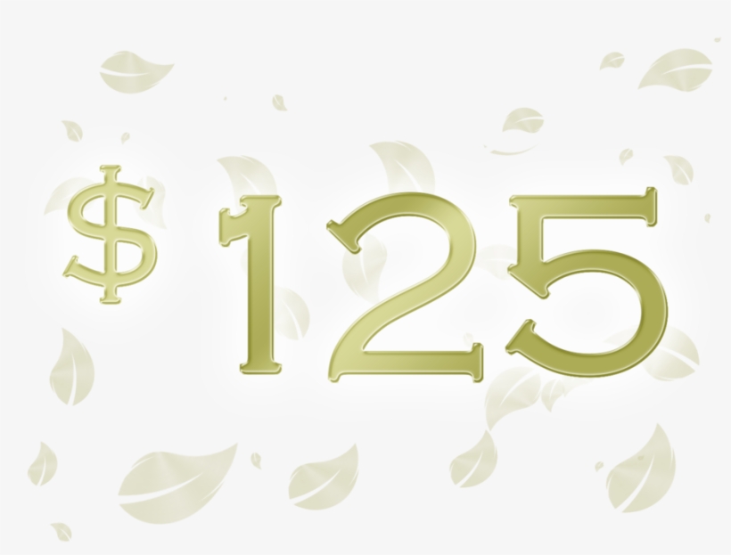 $125 E-gift Certificate - Calligraphy, transparent png