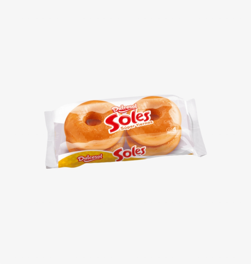 Dulcesol Soles Glazed Donuts Package 4 Units 200 G - Potato Chip, transparent png