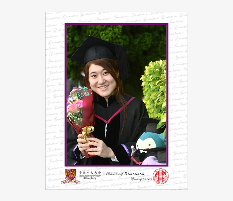 8″x10″ Gloss Surface Aluminium Photo Cuhk Graduation - Academic Dress, transparent png