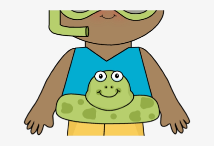 Kids Swimming Clipart - Kids Summer Clipart, transparent png