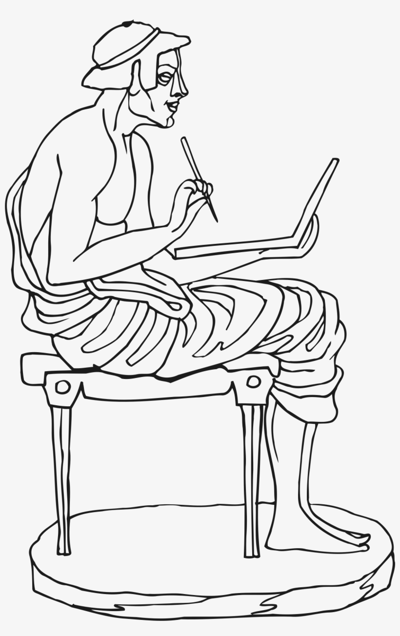 This Free Icons Png Design Of Statue 5 - Line Art, transparent png