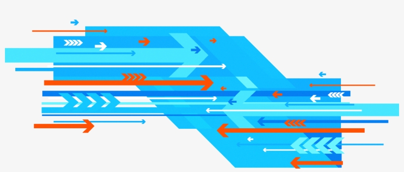 Image Royalty Free Tech Vector Background - Tech Arrow Png, transparent png