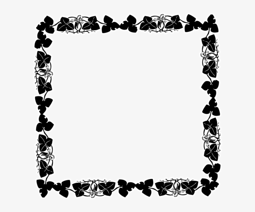 Flower Border 2 - Border Clip Art, transparent png