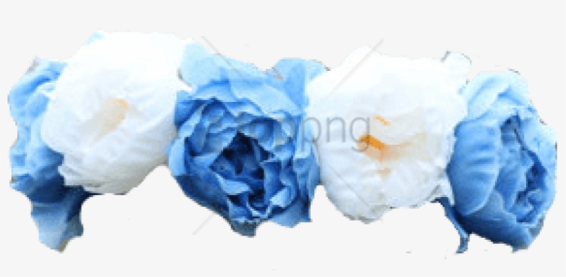 Free Png Download Blue Flower Crown Transparent Png - Blue Transparent Flower Crown, transparent png