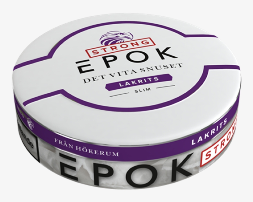 Epok Strong Licorice Slim White 5 Cans - Epok Blåbär, transparent png