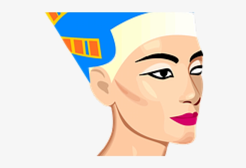 Egypt Flag Clipart Animated - Nefertiti Clipart, transparent png