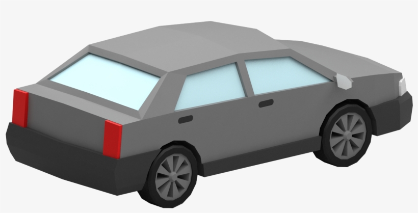 Seadan Side - Low Poly Vehicle Png, transparent png