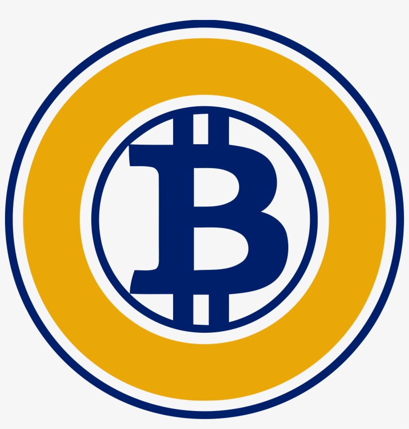 Bitcoin Logo Gold - Bitcoin Gold Coin Logo, transparent png