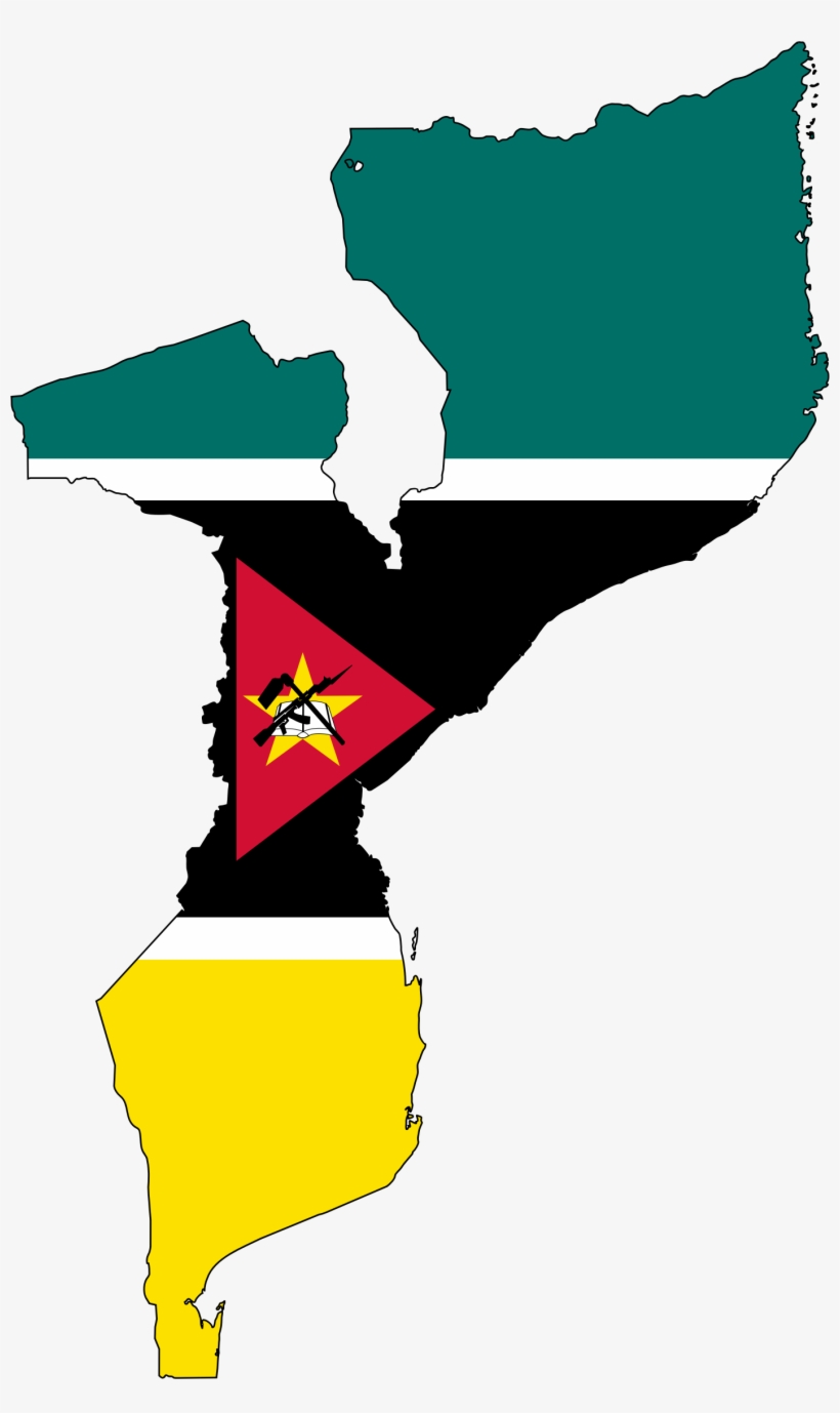 This Free Icons Png Design Of Mozambique Flag Map With - Mozambique Flag And Map, transparent png