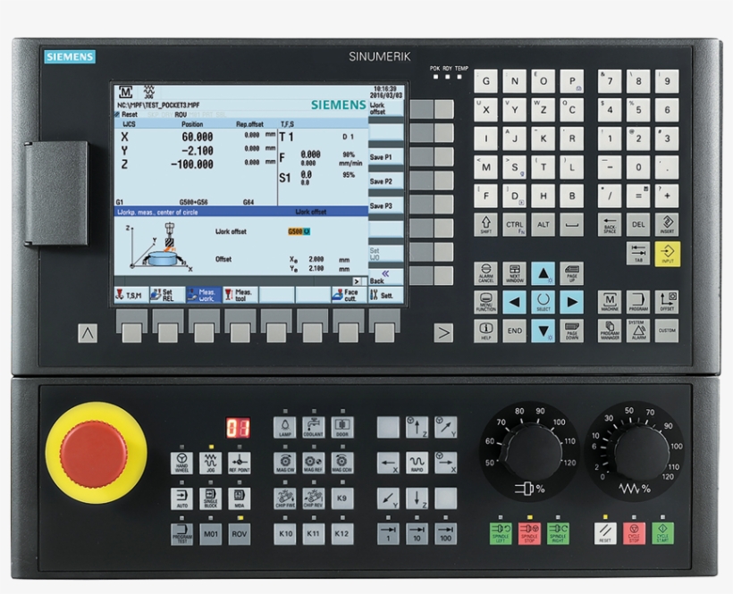 The Entry-level Cnc For Basic Machines - Sinumerik 808d, transparent png