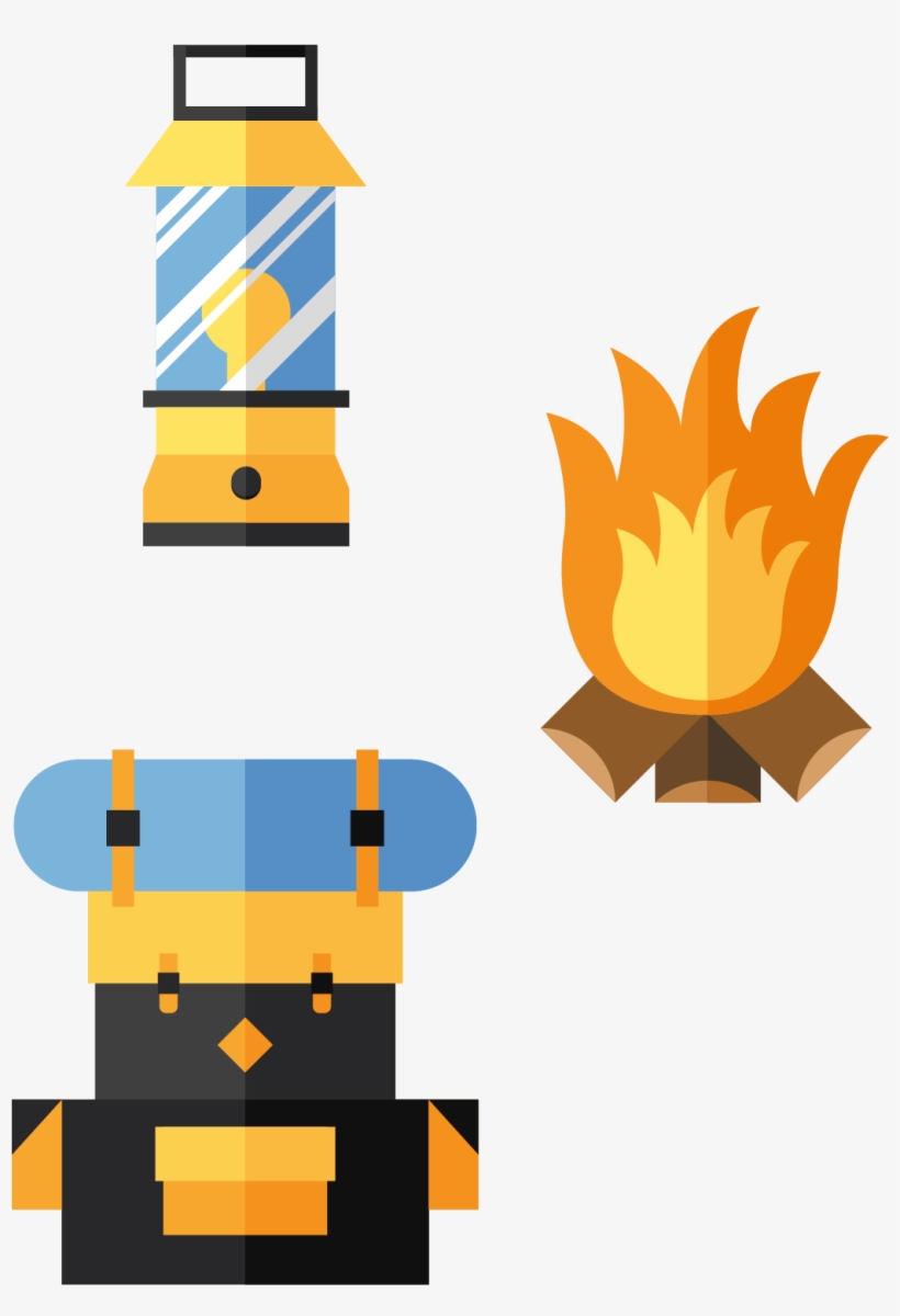 Camping Baggage Icon - Survival Backpack Icon, transparent png