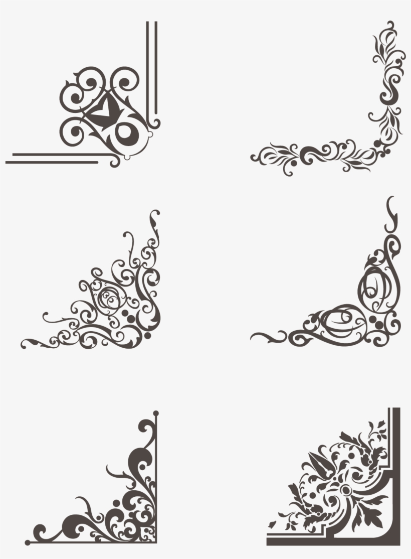 Border Greeting Card Brown Lace Png And Vector Image, transparent png