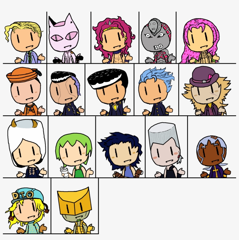 View Samegoogleiqdbsaucenao Jojo Sprite , - Cartoon, transparent png