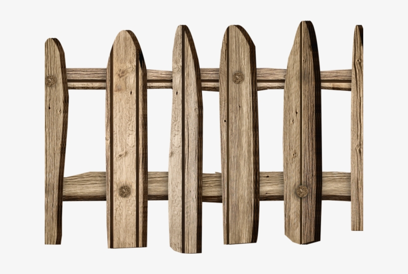 Ranch Clipart Old Fence - Old Wood Fence Png, transparent png