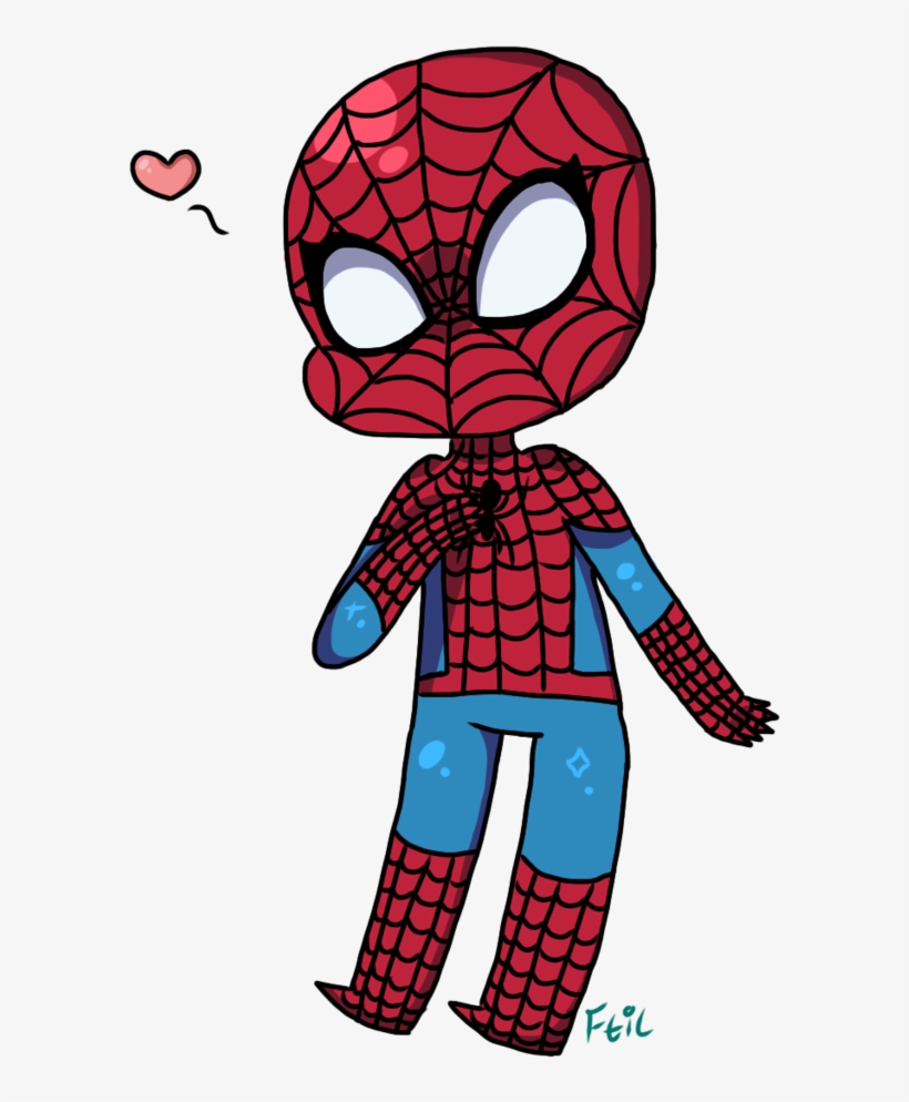 Spiderman Chibi By Finethingsinlife Spiderman Chibi - Gartoon, transparent png