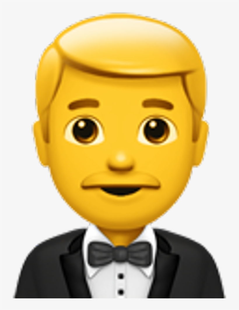 •man In Tuxedo Emoji 🤵 - Man Tipping Hand Emoji, transparent png