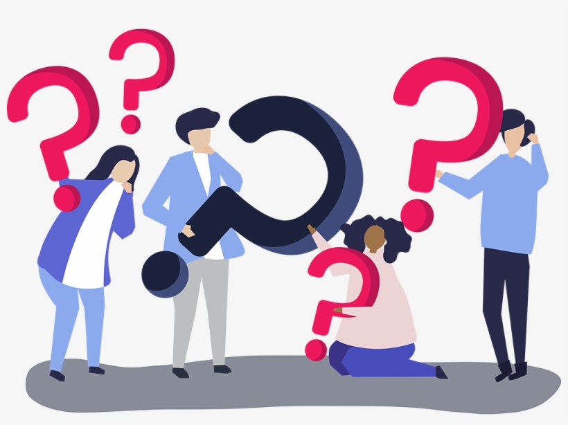 É Natural Que Seja Difícil Ser Assertivo Na Hora De - People With Question Mark, transparent png