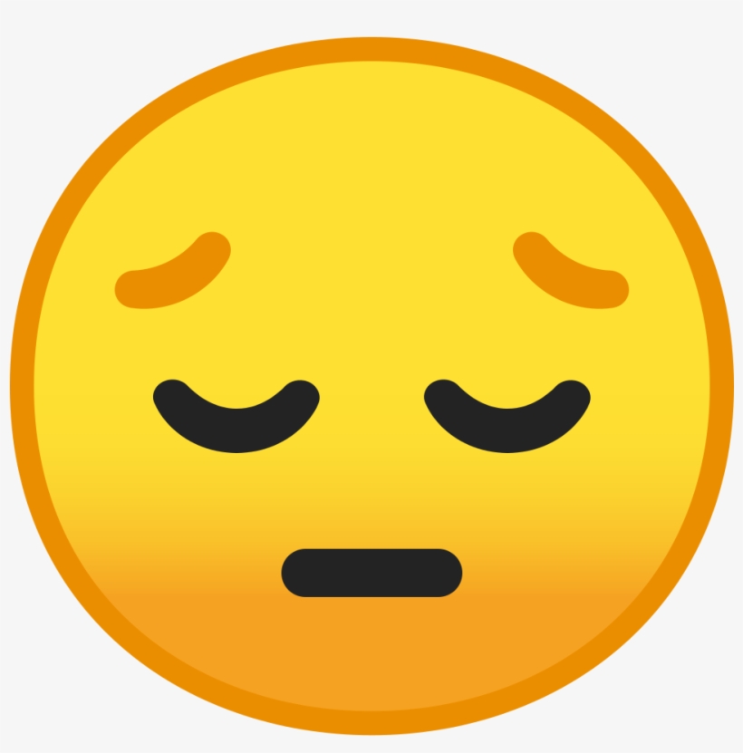 Download Svg Download Png - Pensive Face Png, transparent png