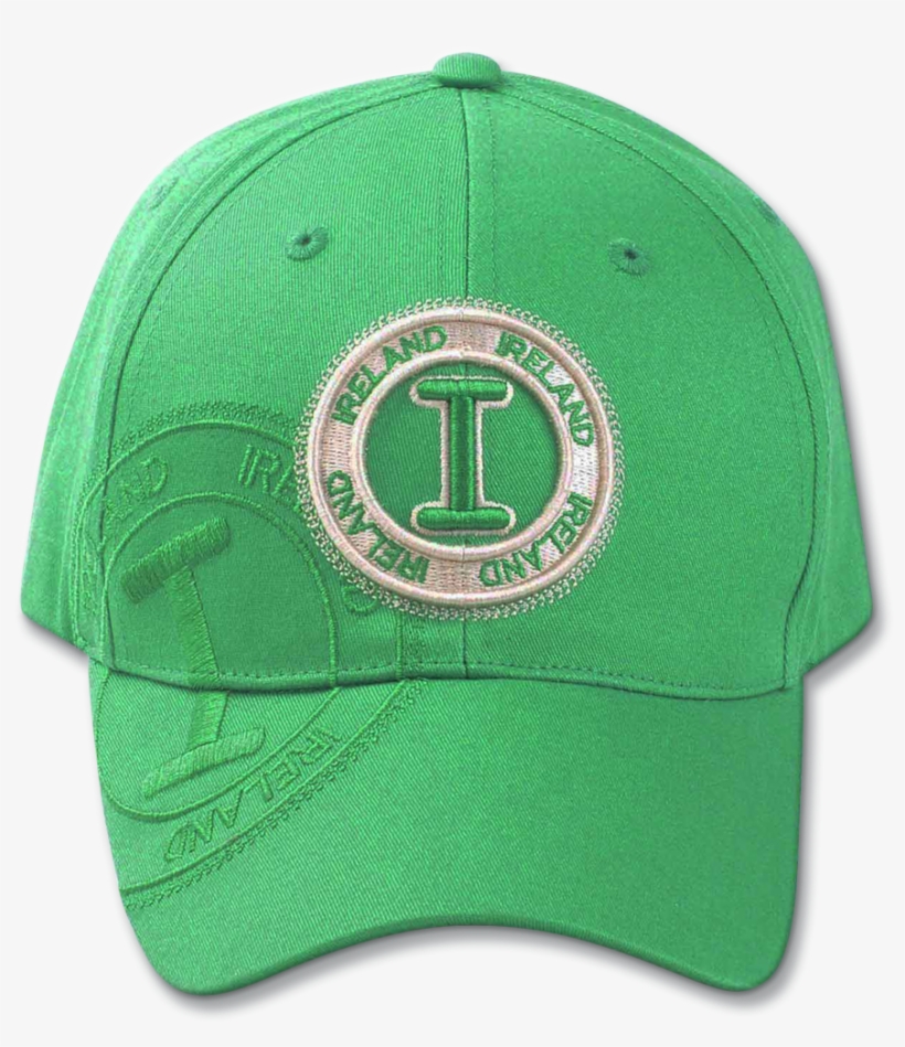 Ireland Stamp Fuchsia Green Beige Or Black - Baseball Cap, transparent png