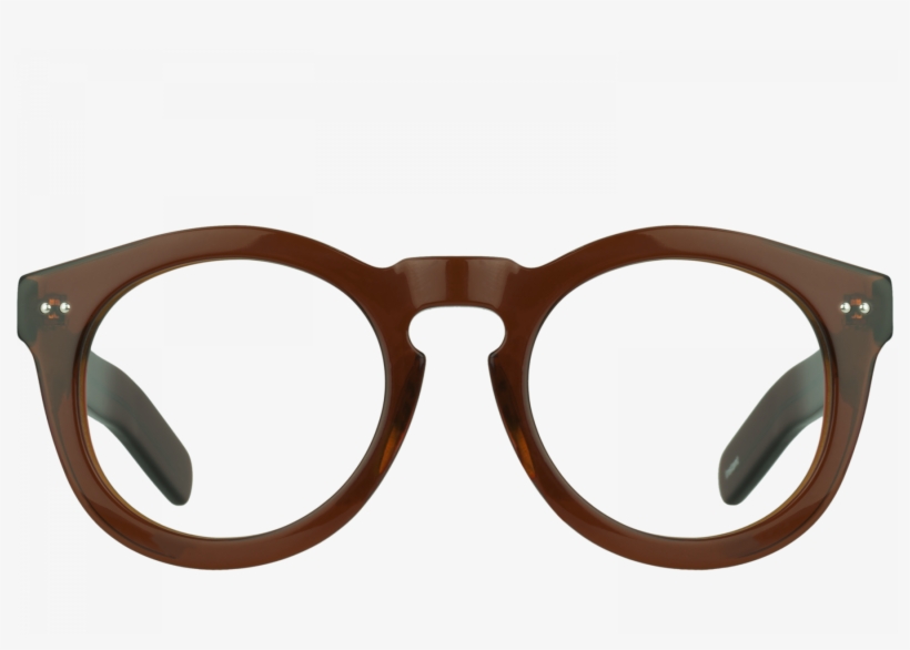 Png Free Download Instant Round Glasses Polette - Brown Round Glasses, transparent png