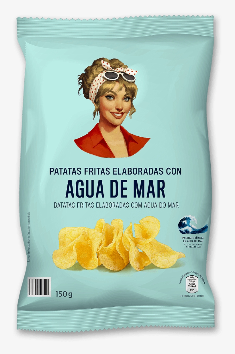 Batata Frita Água Do Mar, 150g - Potato Chip, transparent png