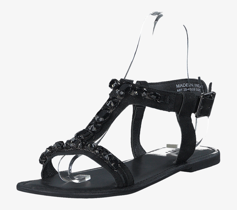 Bianco Diamond Sandal Amj17 10 Black 57264-00 Womens - Sandal, transparent png