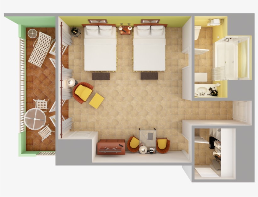 Top Down View - Floor Plan, transparent png