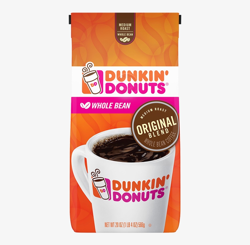 Original Blend Whole Bean Coffee - Dunkin Donuts, transparent png