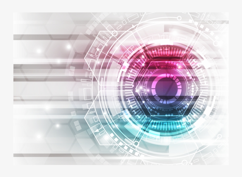 Colorful Point Geometry Poster High Circle Technology - Plano De Fundo Para Cartaz Em Png, transparent png