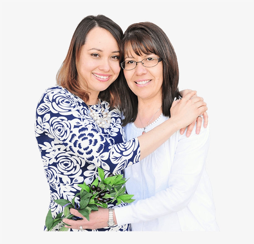 Mother And Daughter Embracing - Family, transparent png