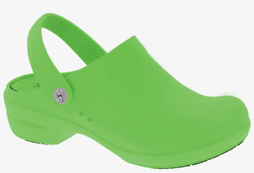 Sanita Stride Lime Green Eva Open Back Clog - Slip-on Shoe, transparent png