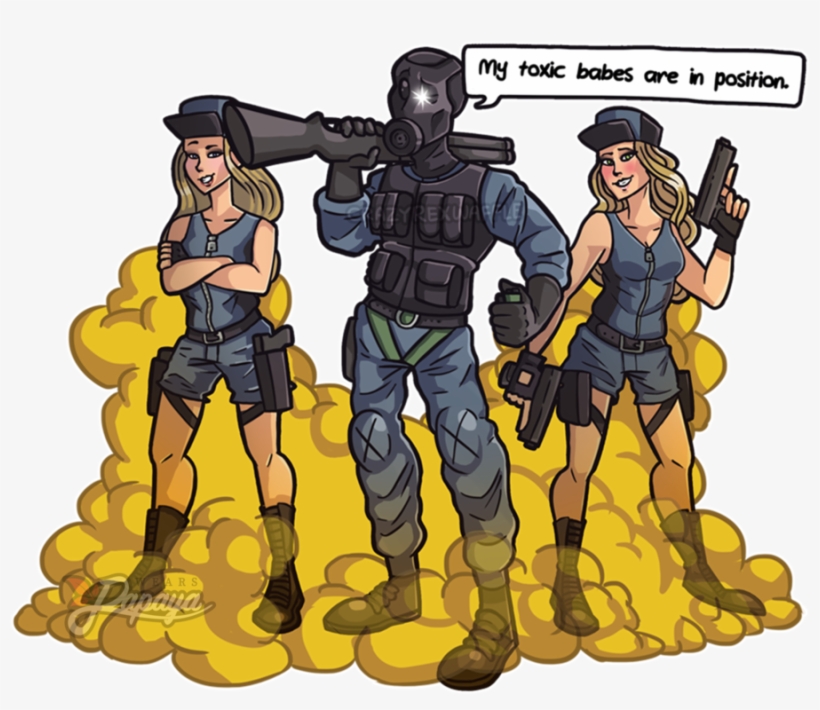 View Samegoogleiqdbsaucenao Smoke Toxic Babes Siege, transparent png