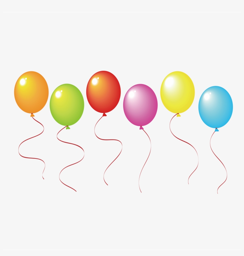 Party Greeting Card Clip Art Color Vector - Vector Balloons Png Free, transparent png