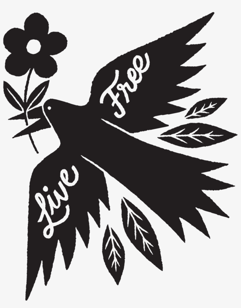Live Free - Emblem, transparent png
