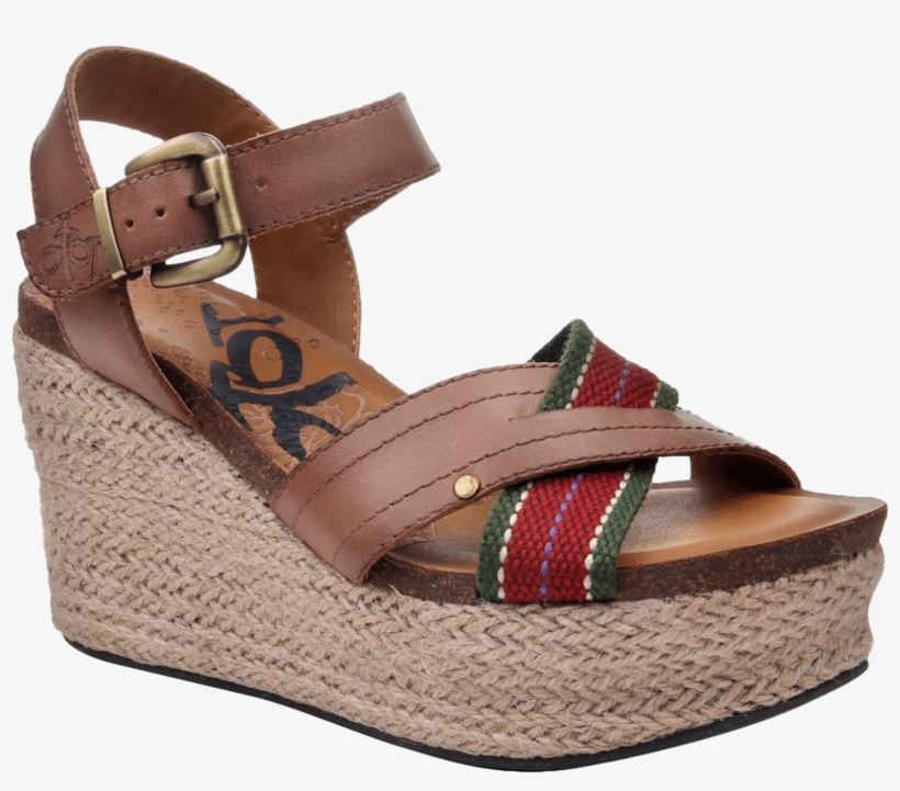 Womens Platform Wedge Top Sail In Brown Sugar - Otbt, transparent png