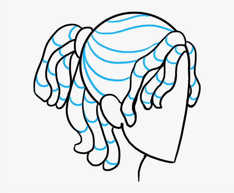 How To Draw Dreadlocks People With Dreads Drawings 680x678 PNG