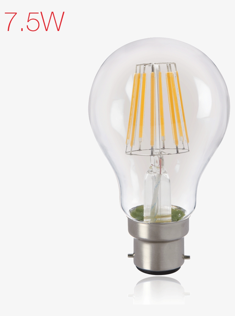 Brightfill Led Filament A60 - Incandescent Light Bulb, transparent png