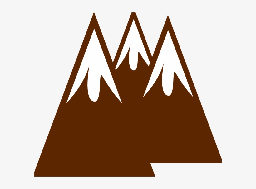 Mountains Clip Art At Clker - Snow Mountain Clip Art, transparent png