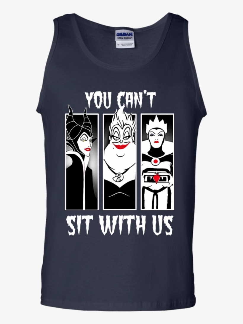 Disney T-shirts Maleficent Ursula Evil Queen ' - You Can T Sit With Us Disney Villains, transparent png