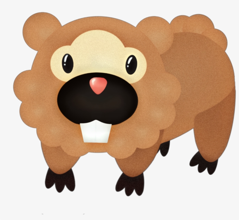 Bidoof Sticker - Cartoon, transparent png