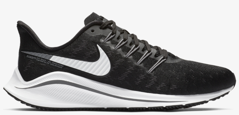 Right Lateral Side Of Black/white Nike Air Zoom Vomero - Nike Air Vomero 14, transparent png