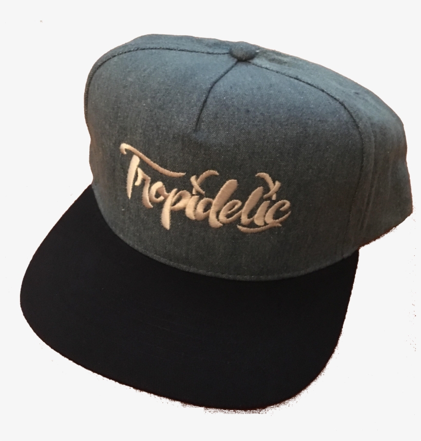 Snapback Hat Denim 2 Tone W/ Trop Logo, transparent png