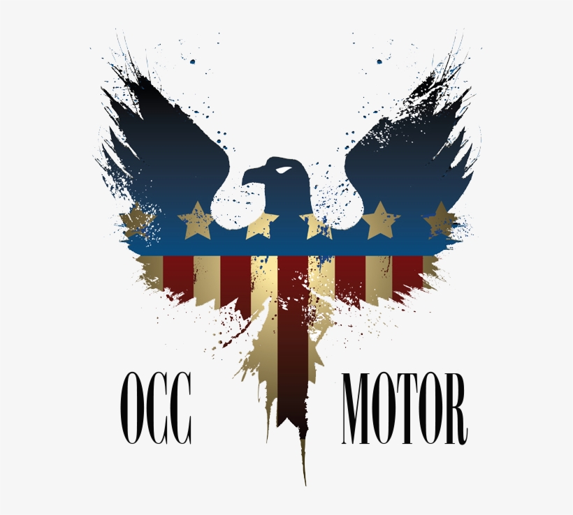 Occ Motors - Phoenix With American Flag, transparent png