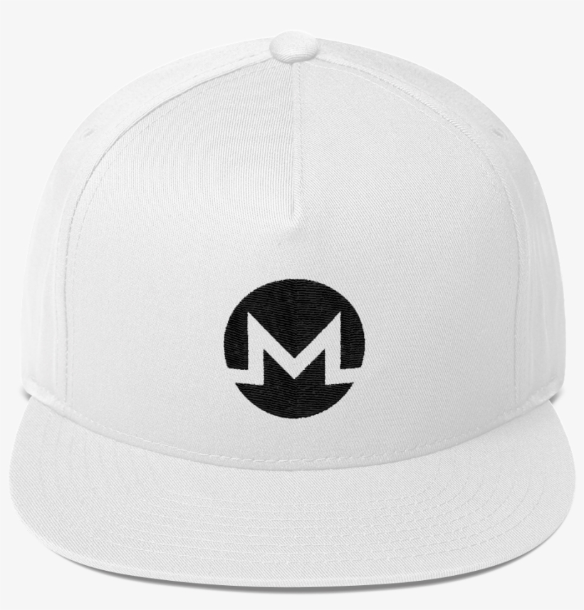 Monero / Xmr B Snapback Hat White Crypto & Proud - Baseball Cap, transparent png