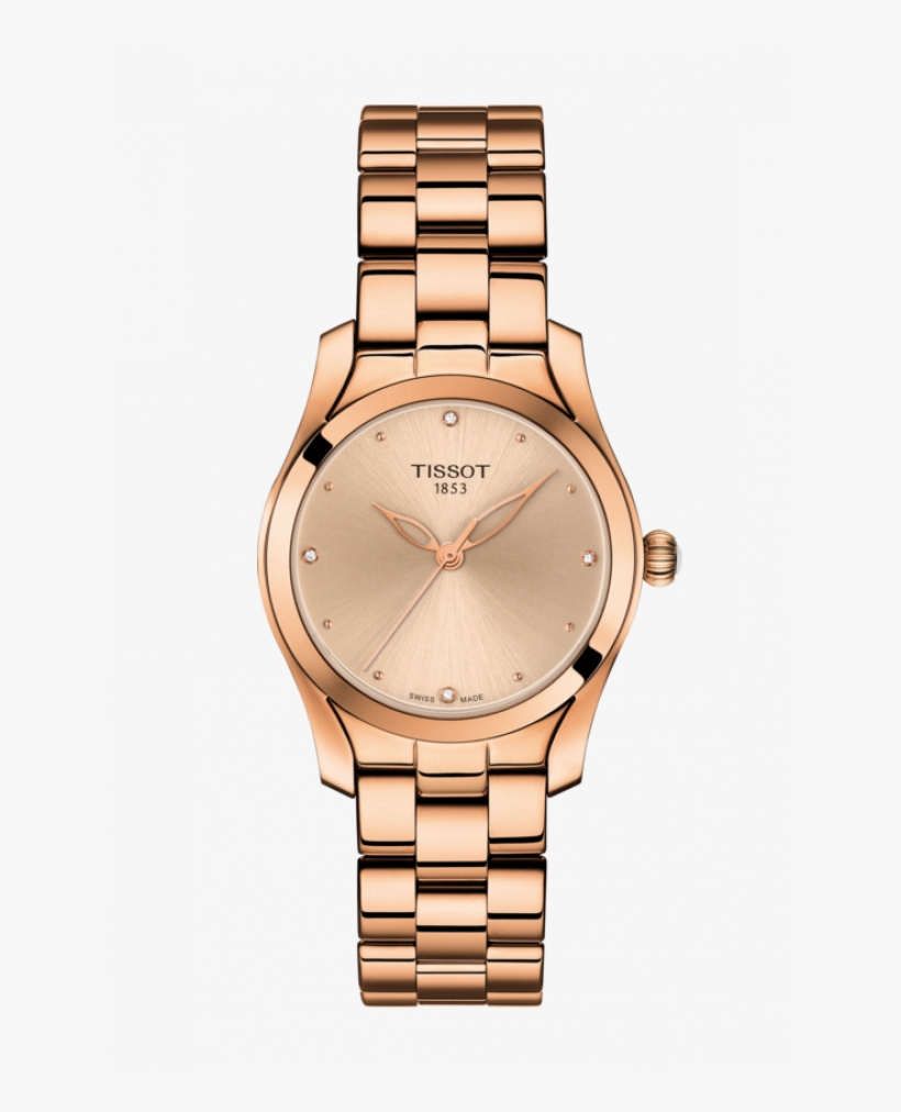Prev - Tissot Rose Gold Watch Womens, transparent png