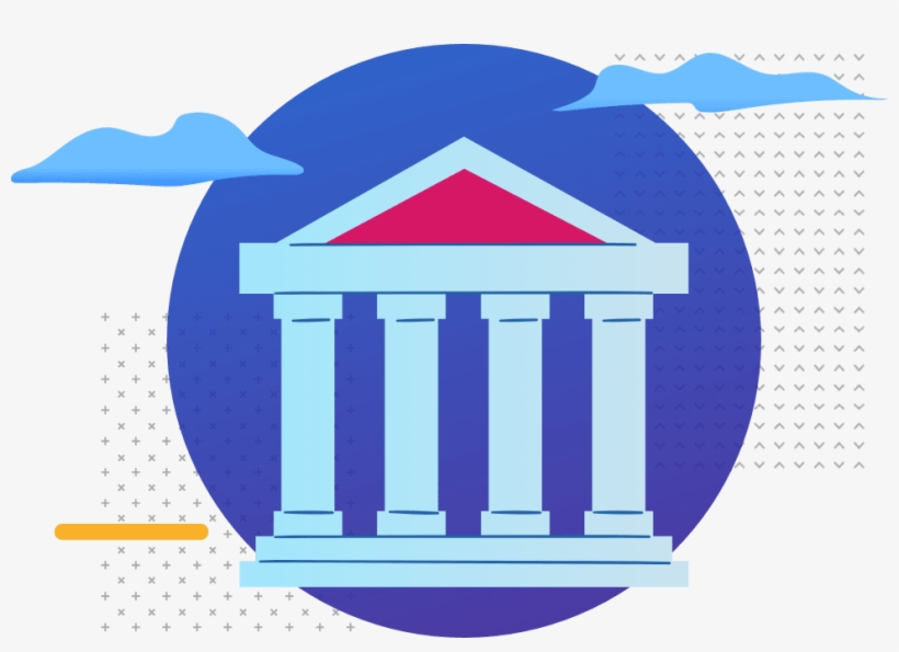 Icon Of A Bank - Emblem, transparent png