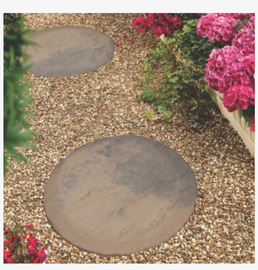 Search Image For Bradstone Round Brown Blend Stepping - Concrete, transparent png